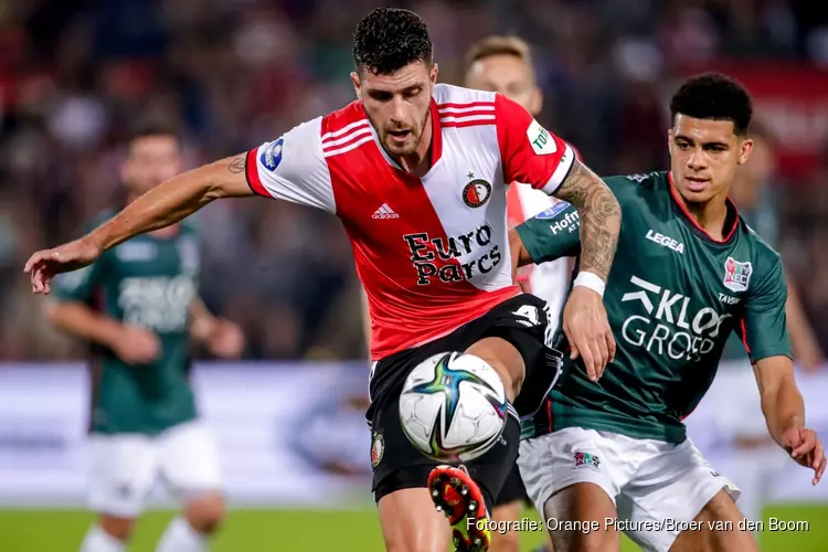 Feyenoord vloert NEC in slotfase van doelpuntrijk duel