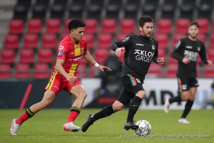 Go Ahead Eagles laat het afweten tegen NEC