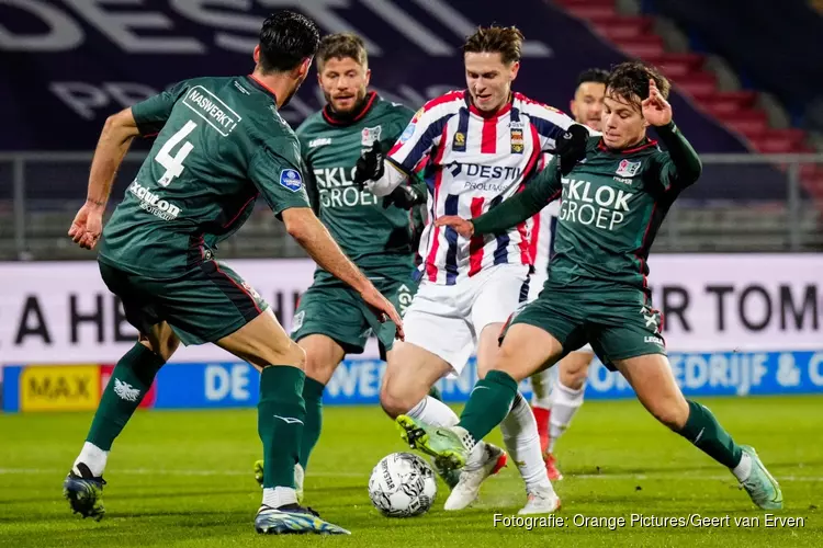 Willem II sluit jaar in mineur af, ook NEC te sterk