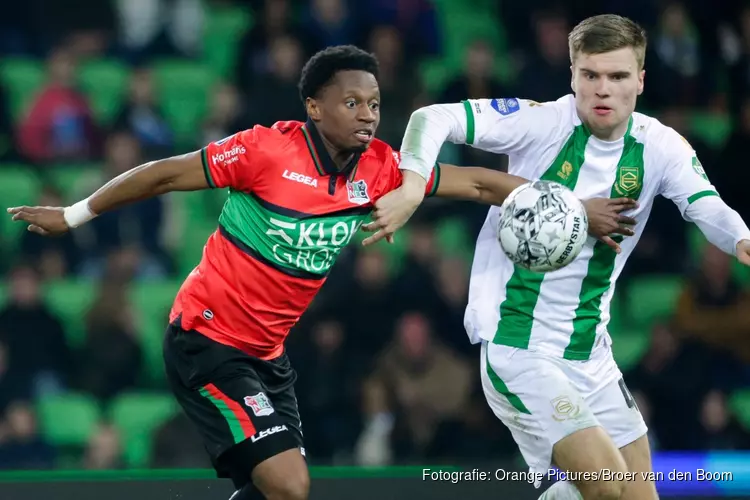 FC Groningen laat langs tiental NEC