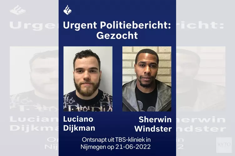 Politie dringend op zoek naar: Luciano Dijkman en Sherwin Benshomin Windster