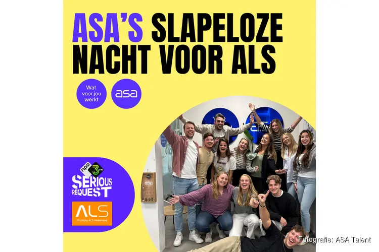 ASA Nijmegen zet zich 24 uur lang in voor Serious Request!